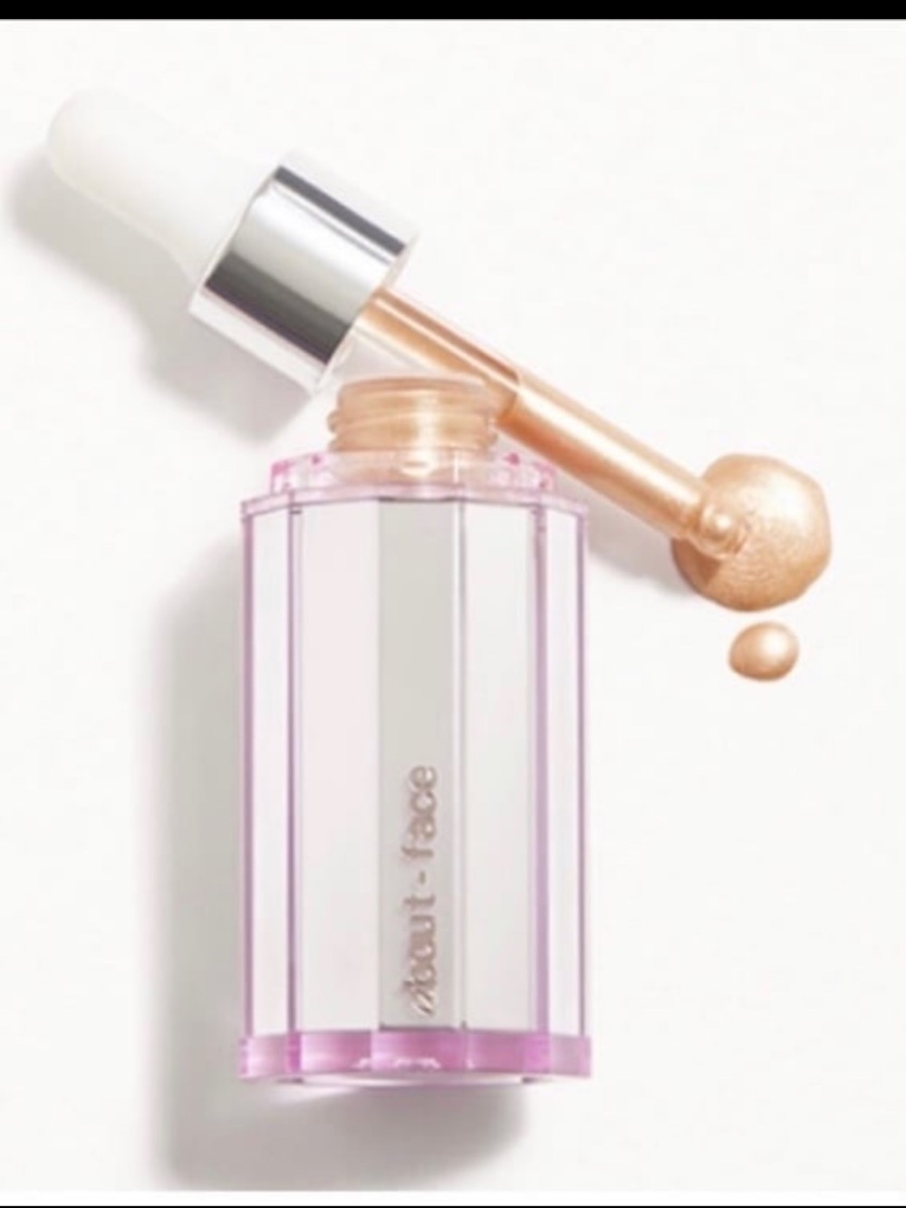 About Face Light Lock Liquid Highlighter Drops Fluid Shaken & Stirred BNIB